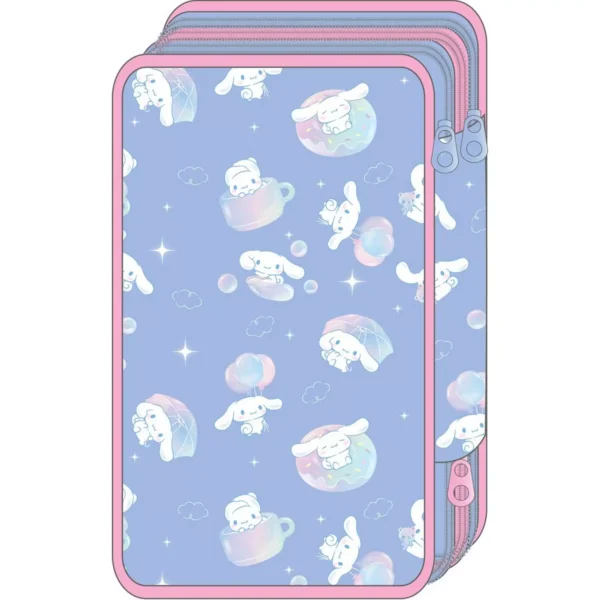 Triple Decker School Pencil Case Filled Cinnamoroll Balloons Must Team