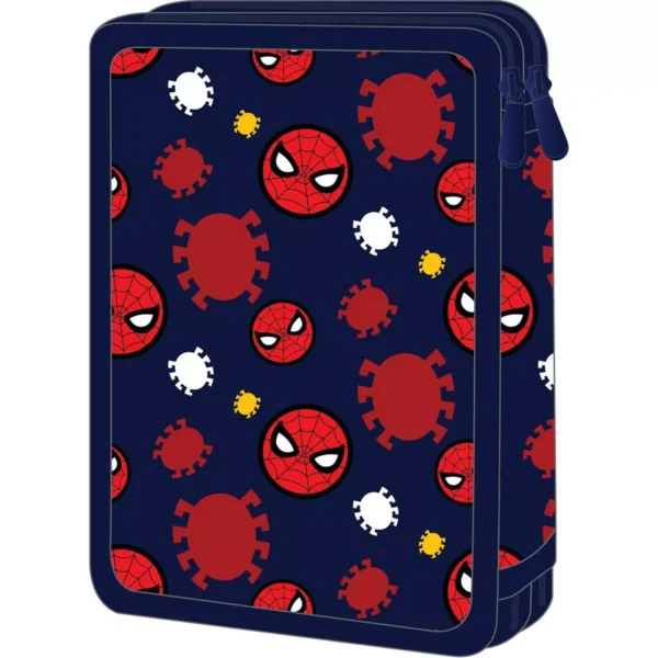 School Pencil Case Double Filled Spider - Man Thwip Must Team