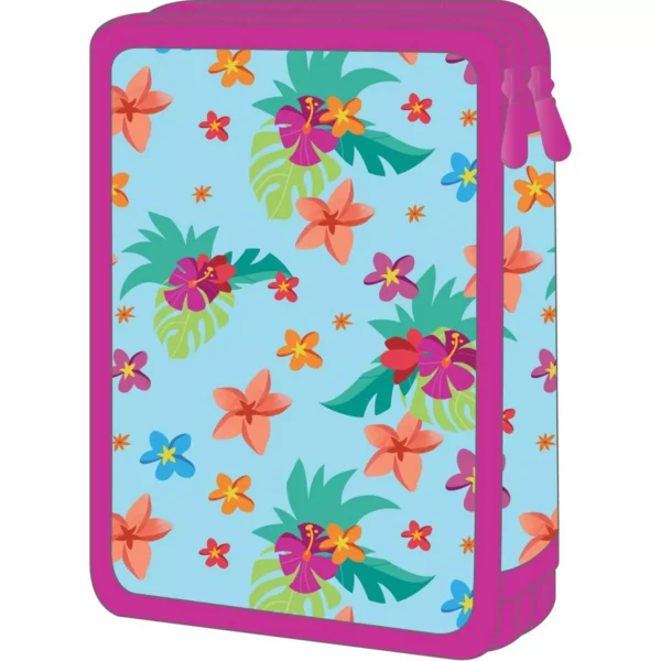 School Pencil Case Double Filled Disney Vaiana 2 Must Team