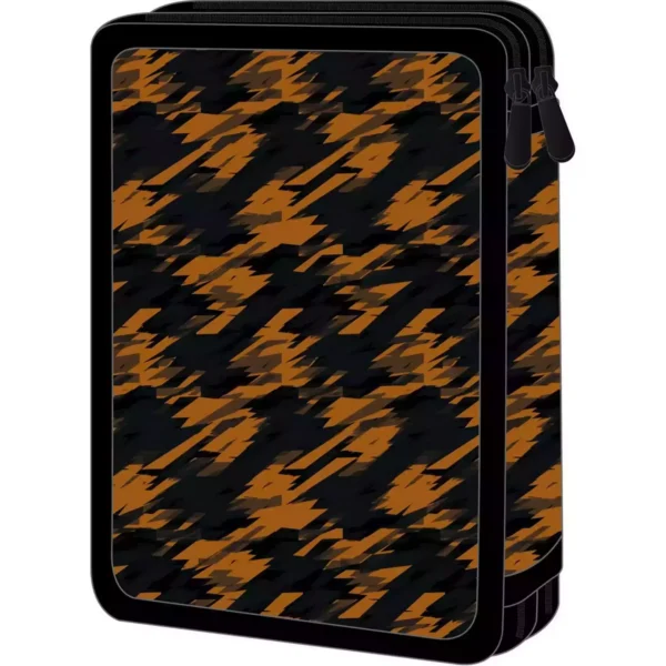 School Pencil Case Double Filled Must Team Wild African Lion