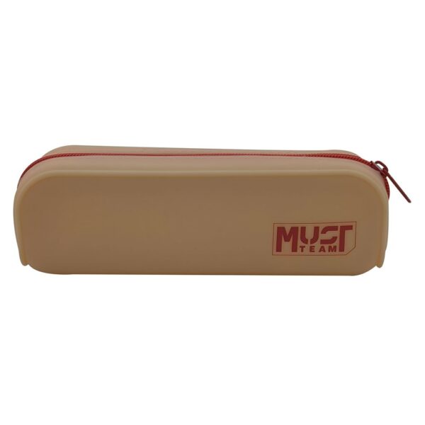 Silicone Pencil Pouch Must Team Focus Glows in the Dark 4 Colors