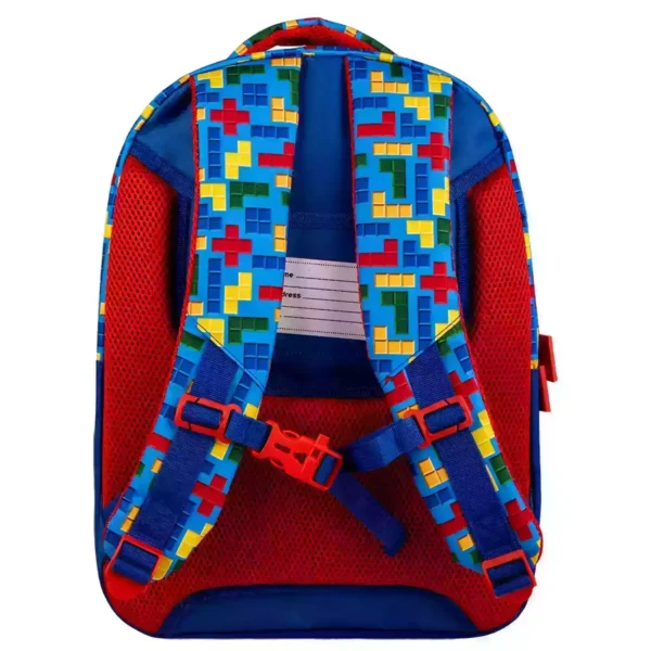 Σχολική Τσάντα Πλάτης Δημοτικού Must Team Multi Bricks