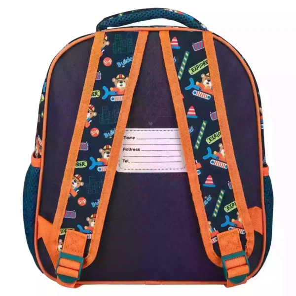 School Backpack Kindergarten Must Team Bulldozer