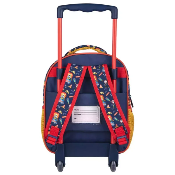 School Trolley Backpack Kindergarten Must Team Happy Trip
