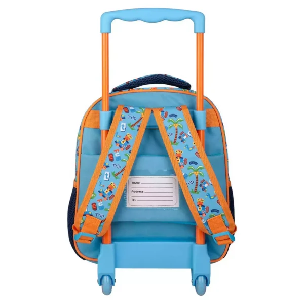 School Trolley Backpack Kindergarten Must Team Giraffe Trip