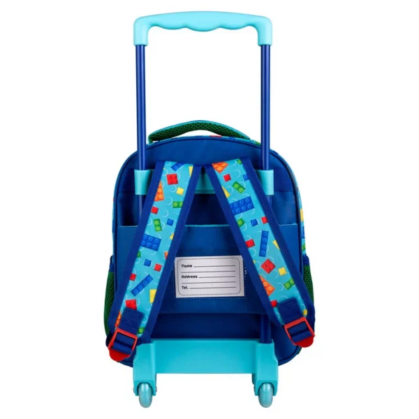 School Trolley Backpack Kindergarten Must Team Bricks