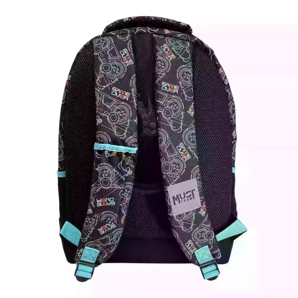 Σχολική Τσάντα Πλάτης Δημοτικού Must Team Game Over