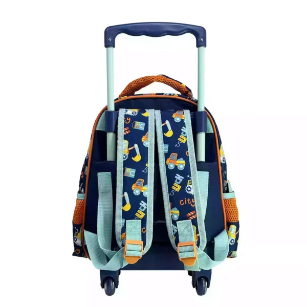 School Trolley Backpack Kindergarten Must Team Excavator