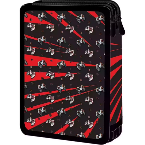 School Pencil Case Double Filled Must Team Let's Play