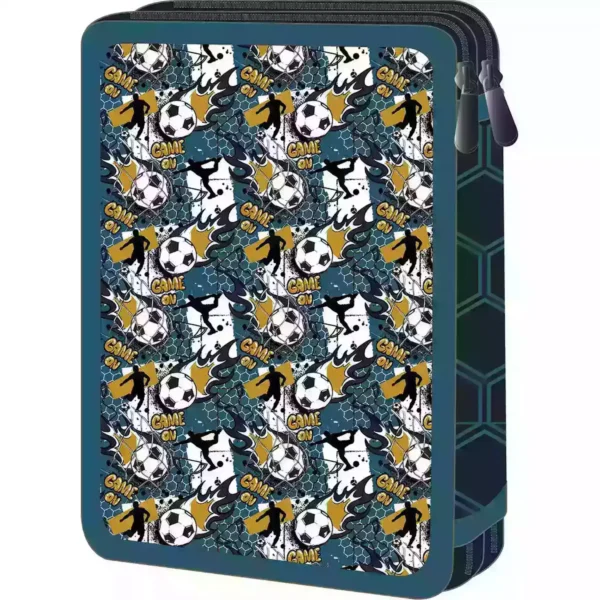 School Pencil Case Double Filled Must Team Follow The Dream