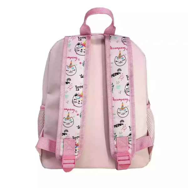 School Backpack Kindergarten Must Team Cat with Detachable Waist and Shoulder Bag