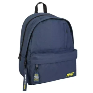 Backpack Must Team Monochrome rPET Dark Blue 2 Main Cases