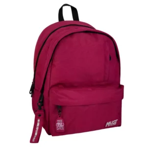 Backpack Must Team Monochrome rPET Burgundy 2 Main Cases