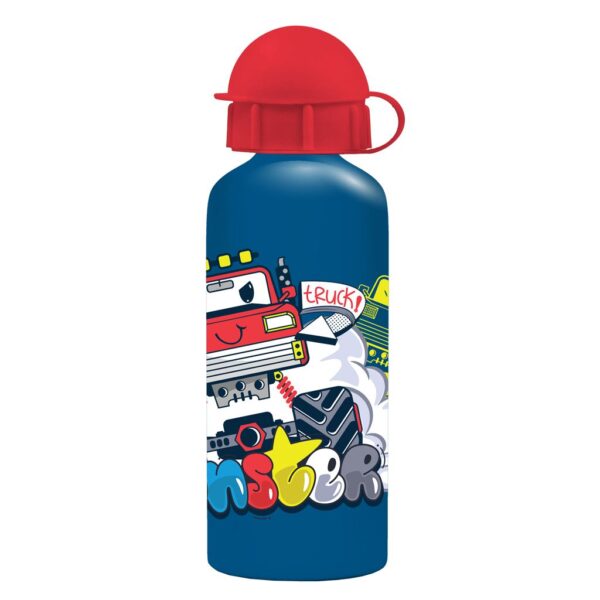 Water Canteen Aluminium Must Team 500ml for Boys 4 Designs