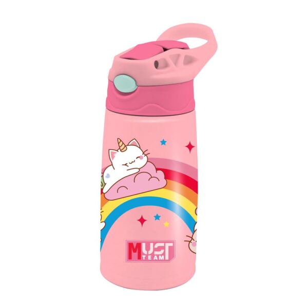 Vacuum Flask Stainless Steel Must Team Children's 400 ml with straw 4 Designs