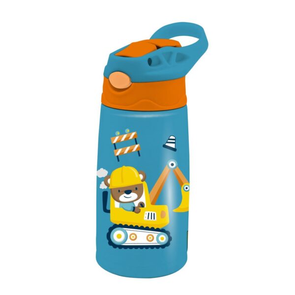 Vacuum Flask Stainless Steel Must Team Children's 400 ml with straw 4 Designs