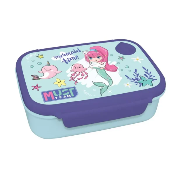 Lunch Set Must Team Mermaid Time Lunch Box -Water Canteen PP