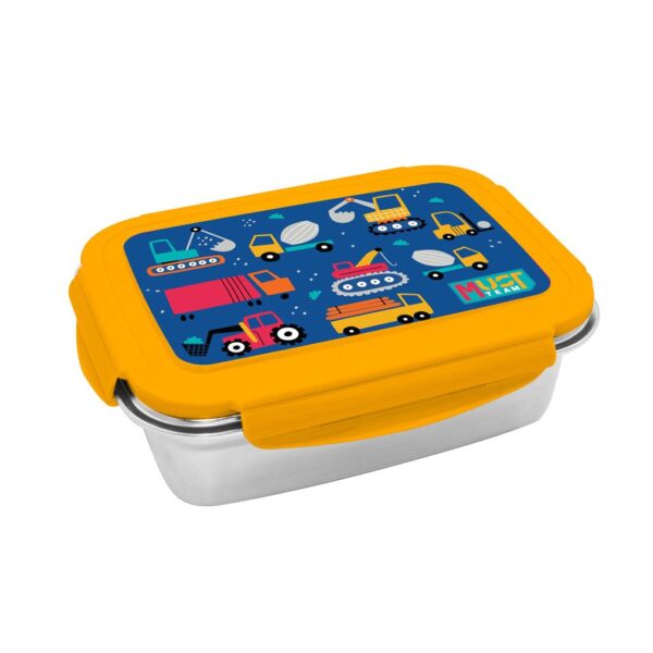 Lunch Box Must Team 900ml Boy - Girl with stainless steel base 4 Designs