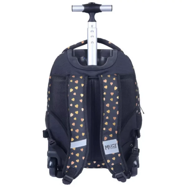 School Trolley Backpack Must Team Gold Butterfly