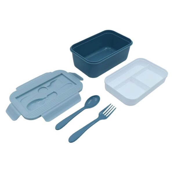 Lunch Box Must Team 1500ml PP Plastic with fork and spoon 3 Colors