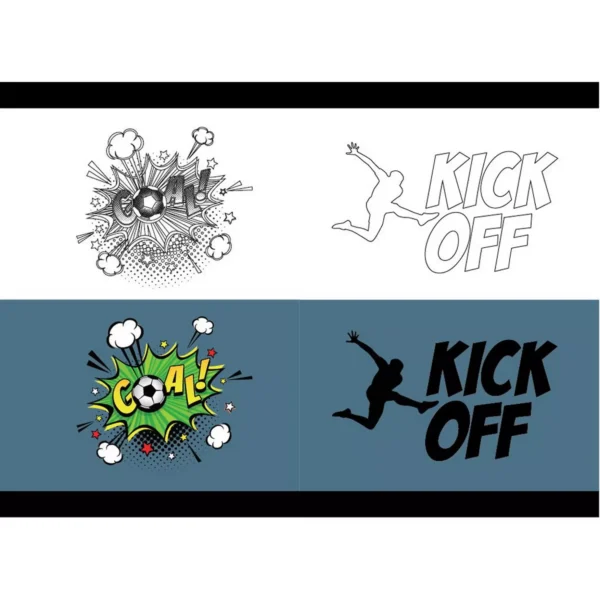 Τετράδιο Καρφίτσα Α4 Must Team Football - Basketball