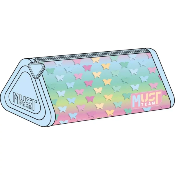 Pencil Case Must Team with Silicone Sides 4 Designs