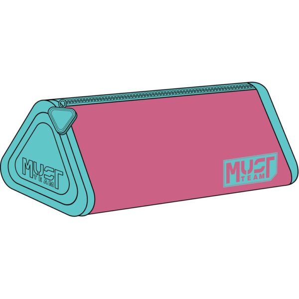 Pencil Case Must Team with Silicone Sides 4 Colors