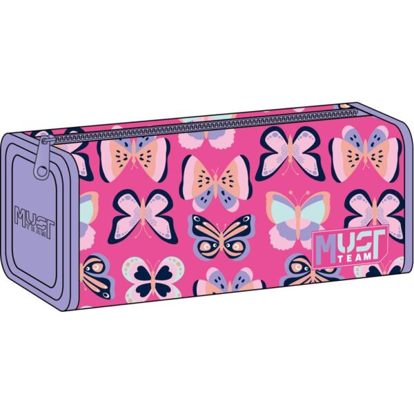 School Pencil Case Barrel Must Team with Silicone Sides 4 Designs