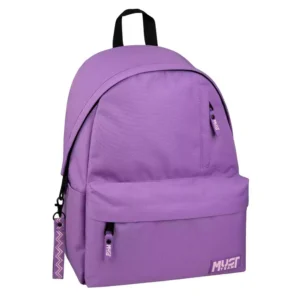 Τσάντα Πλάτης Must Team Monochrome Μωβ Ανοιχτό με Λιλά 1 Κεντρική Θήκη