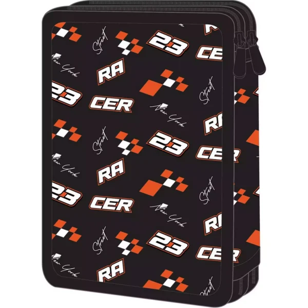 School Pencil Case Double Filled Must Team Street Racer