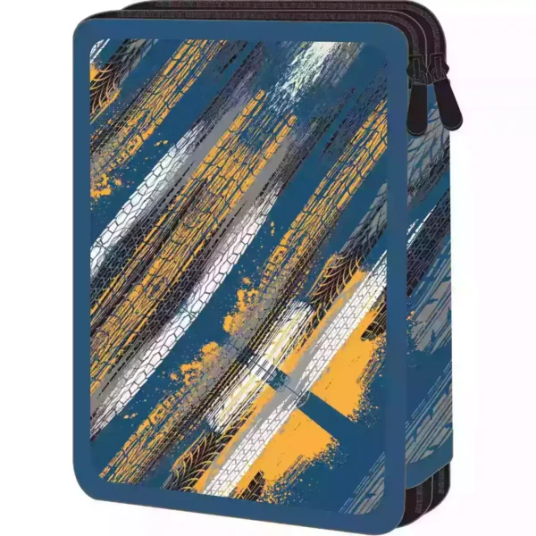 School Pencil Case Double Filled Must Team Pole Position