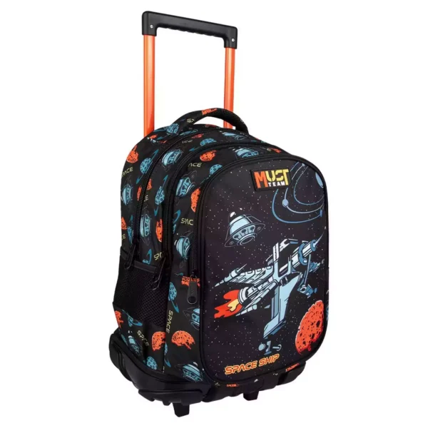 Σχολική Τσάντα Τρόλεϊ Δημοτικού Must Team Xpression Spaceship