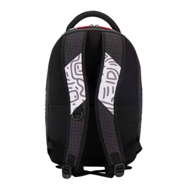 Teen Backpack Must Team Art Gray Doodle 1 Main Case