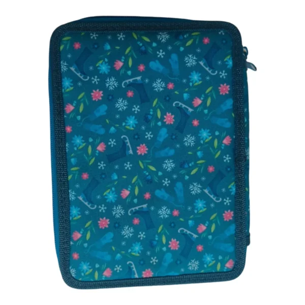 Σχολική Κασετίνα Διπλή Γεμάτη Disney Frozen Flowers