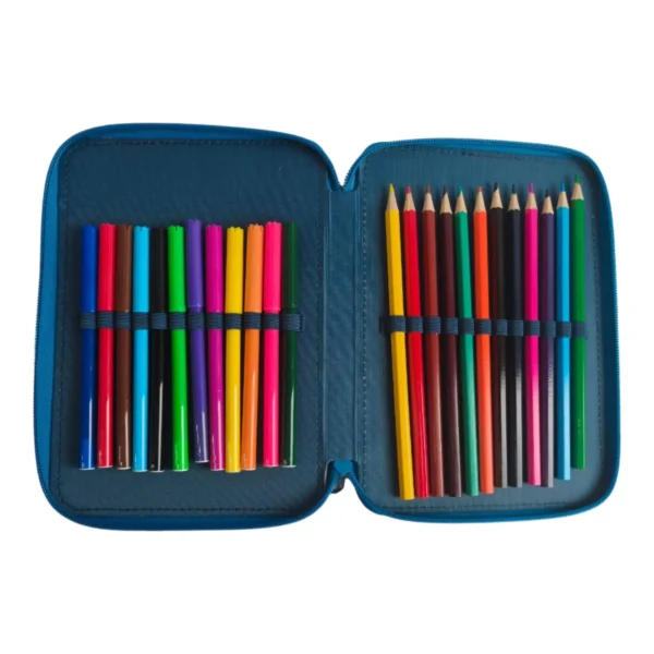 Σχολική Κασετίνα Διπλή Γεμάτη Disney Frozen Flowers