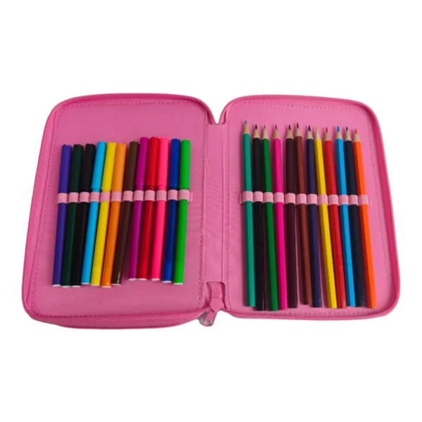 Σχολική Κασετίνα Διπλή Γεμάτη Disney Minnie Mouse