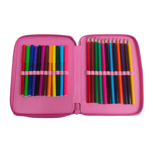 Σχολική Κασετίνα Διπλή Γεμάτη Disney Stitch