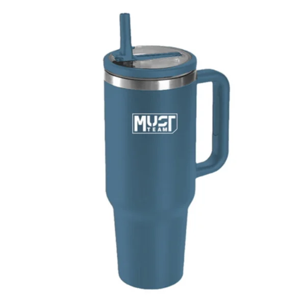 Ποτήρι Θερμός Ανοξείδωτο Must Team Μπλε 900 ml