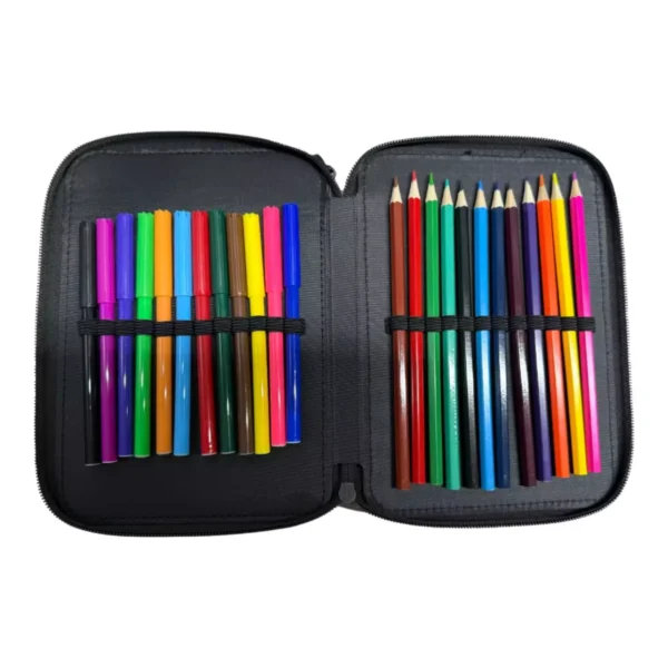 Σχολική Κασετίνα Διπλή Γεμάτη Must Team Bike