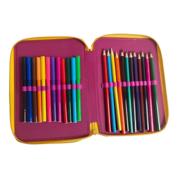 Σχολική Κασετίνα Διπλή Γεμάτη Must Team Butterfly Follow Your Dreams