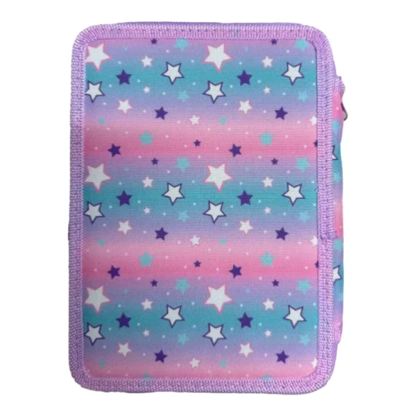 Σχολική Κασετίνα Διπλή Γεμάτη Must Team Fashion Girl