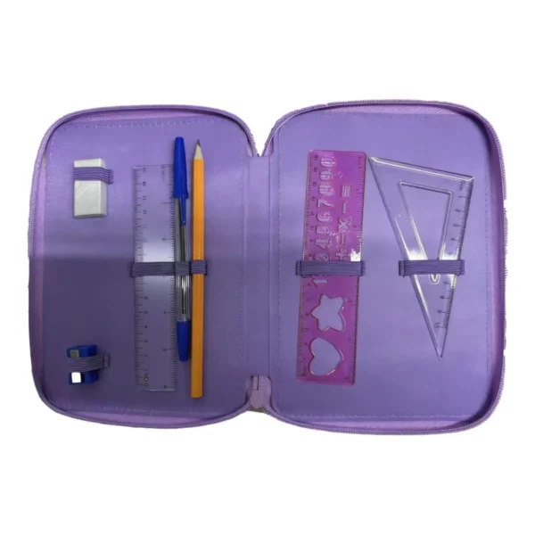 Σχολική Κασετίνα Διπλή Γεμάτη Must Team Fashion Girl