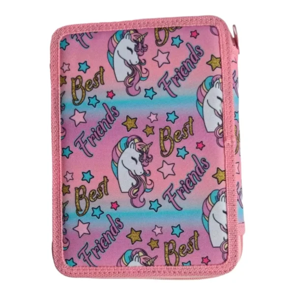 Σχολική Κασετίνα Διπλή Γεμάτη Must Team Unicorn