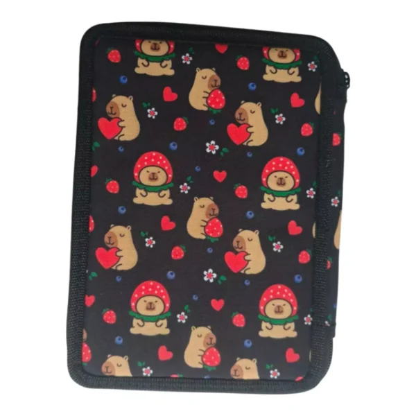 Σχολική Κασετίνα Διπλή Γεμάτη Must Team Capybara