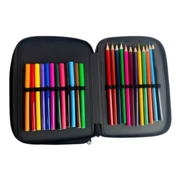 Σχολική Κασετίνα Διπλή Γεμάτη Must Team Capybara