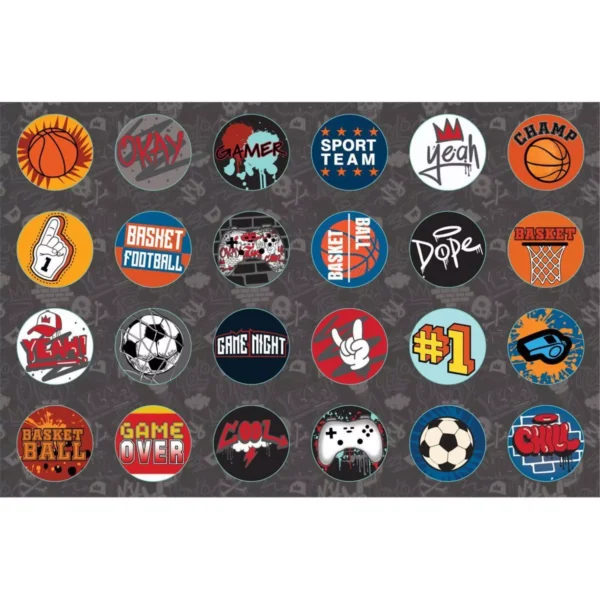 Μπλοκ Ζωγραφικής Must Team Football Vs Basketball - Game Pad