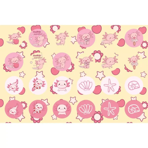 Μπλοκ Ζωγραφικής Must Team Axolotl