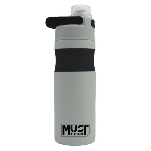 Θερμός Ανοξείδωτο Must Team Γκρι Ανοιχτό -Μαύρο 500 ml