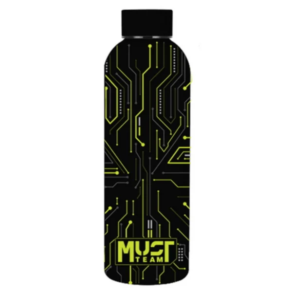 Θερμός Ανοξείδωτο Must Team Μαύρο Tech Πράσινο 500 ml