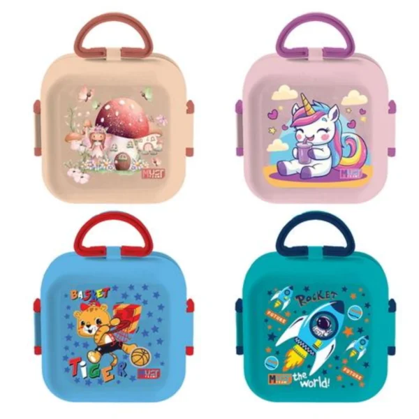 Φαγητοδοχείο Must Team 550ml Πλαστικό με πιρούνι και κουτάλι